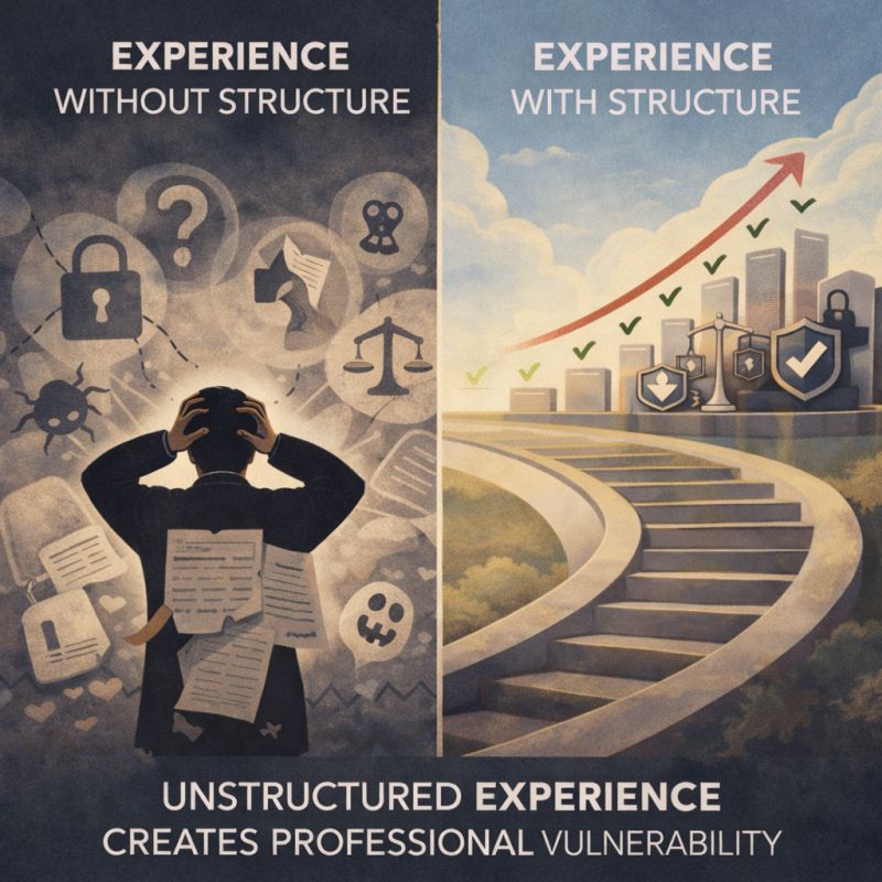 When Experience Becomes a Substitute for Professional Structure