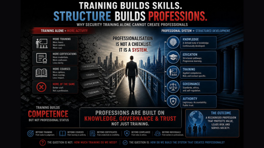 Why Security Training Alone Cannot Create Professionals