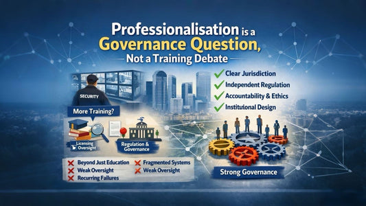 Professionalisation Is a Governance Question, Not a Training Debate