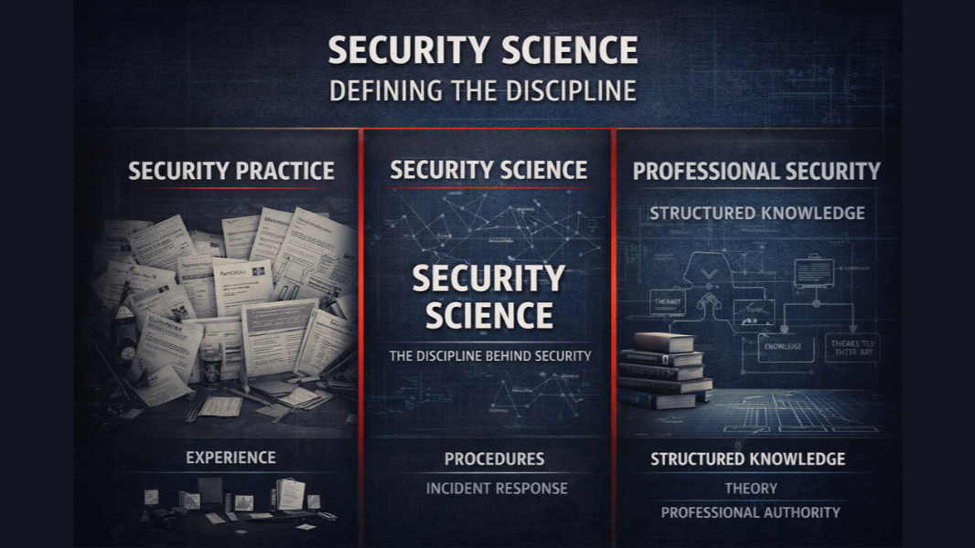 Security Science: Defining the Discipline