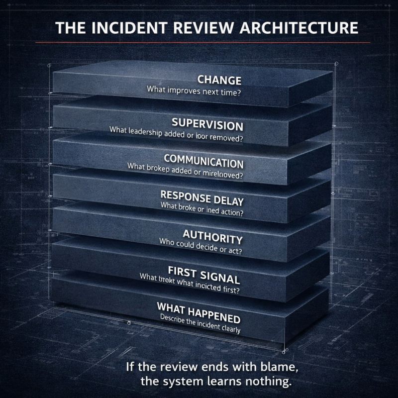 The Questions We Never Ask After an Incident