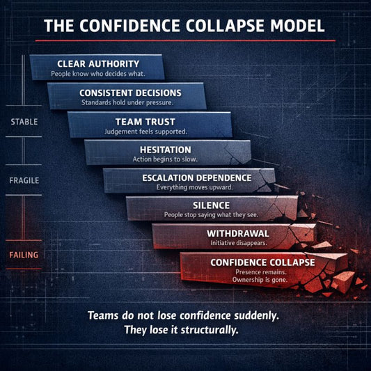 Confidence Leaves Before People Do